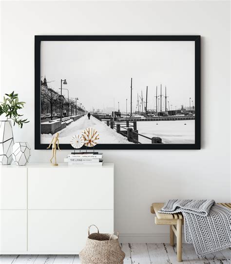 Helsinki Photography Winter Photo Harbour in Snow Snow - Etsy