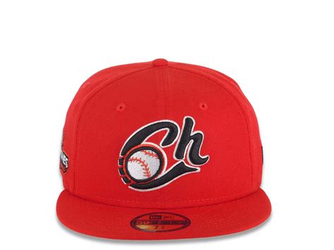 Charros de Jalisco New Era LMP 59FIFTY 5950 Fitted Cap Hat Red Crown/V – Capland