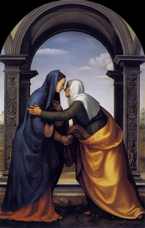 Visitation of Mary to Elizabeth, High Resolution Images