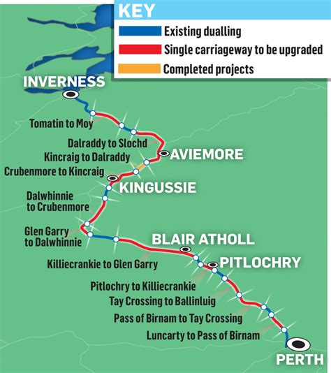 Disruption expected as work to begin next week on A9 dualling between Dalraddy and Slochd ...