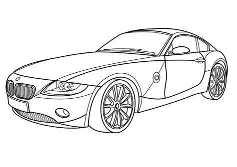 30 Desenhos de Carros para Colorir e Imprimir - Online Cursos Gratuitos