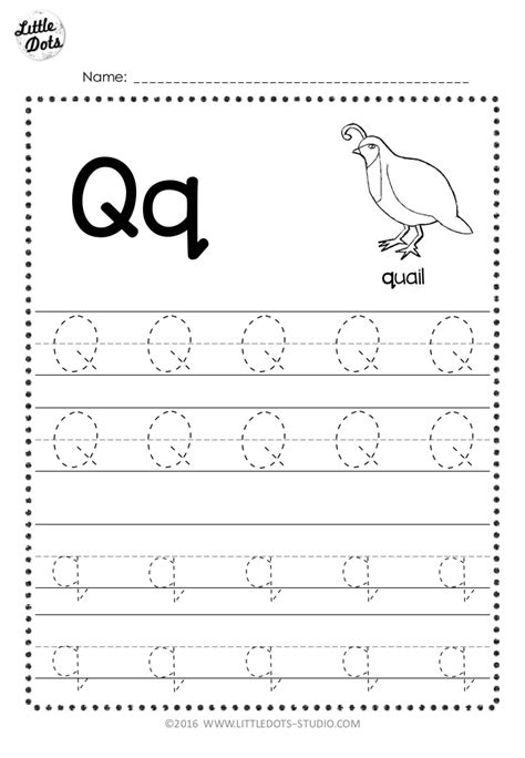 Letter Q Worksheet Free - Worksheets