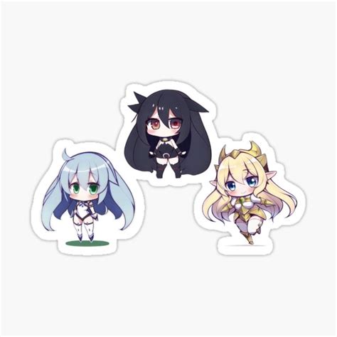 "Chibi Anime Girl" Sticker for Sale by The-Artful-Eye | Redbubble