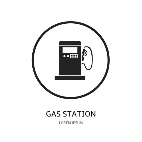 Gas station icon illustration sign for logo. Stock vector. 20672359 ...