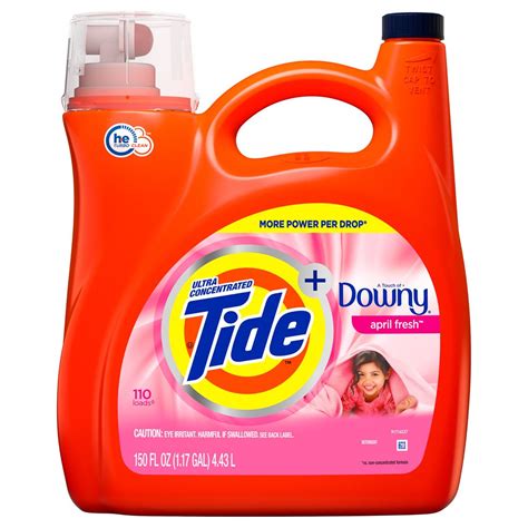 Tide Plus Downy April Fresh Scent Liquid Laundry Detergent - Walmart ...