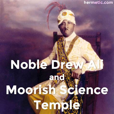 Prophet Noble Drew Ali and the Moorish Science Temple - Hermetic Library | Moorish science ...