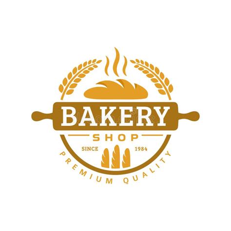 Bakery Logo Template, Vector Illustration. Bakery Shop Emblem, Vintage ...