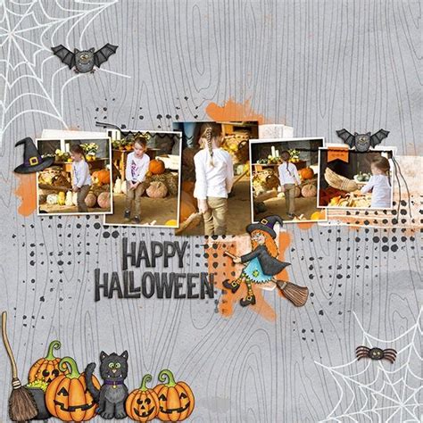 Halloween scrapbook ideas and inspiration | Oogly Boogly Featured Kit ...