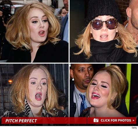 Adele's Resting Pitch Face -- Say Hello to Her Silent Singing Pics | TMZ.com