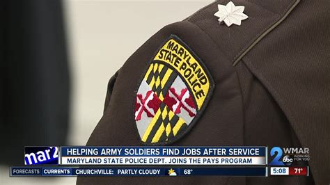 Maryland State Police partners with Army to give vets jobs