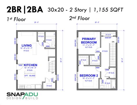 2 Bedroom ADU Floor Plans & Designs: Layouts & Exteriors