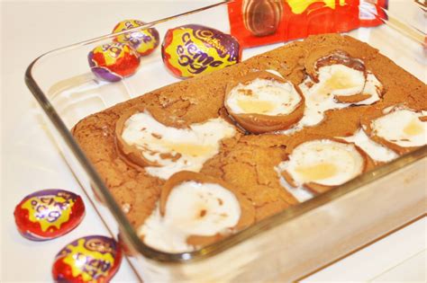 Cadbury Creme Egg Easter Brownies Recipe | Emma Victoria Stokes