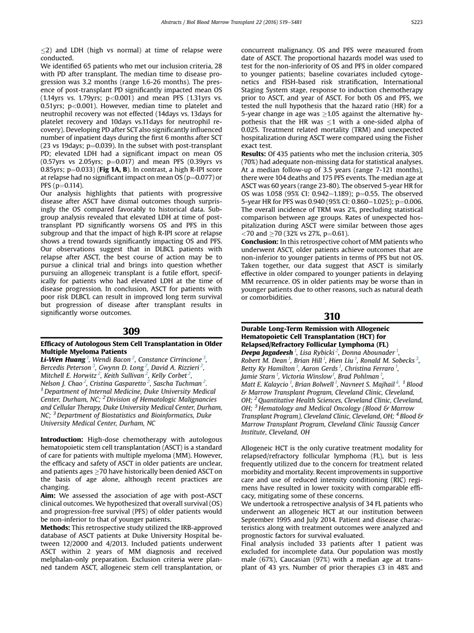 (PDF) Efficacy of Autologous Stem Cell Transplantation in Older ...