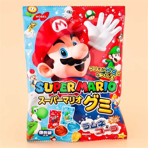 Nobel Super Mario Gummies | Japanese candy snacks, Japan candy, Gummies