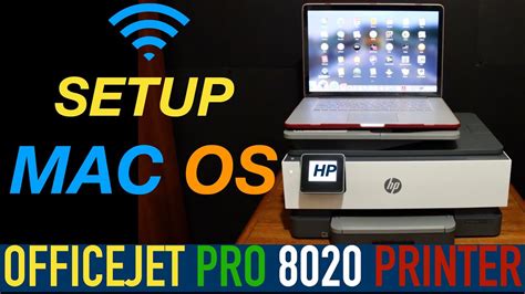 HP OfficeJet Pro 8020 Setup Mac OS. - YouTube