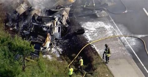 1 Dead, 1 Hospitalized A Day After Fiery I-55 Accident - CBS Chicago