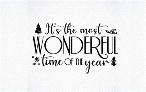 It's the Most Wonderful Time of the Year Graphic by SVG DEN · Creative Fabrica