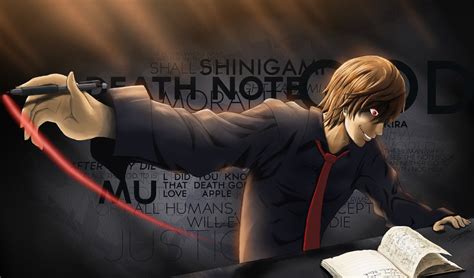 brown, Hair, Death, Note, Red, Eyes, Shirt, Tie, Yagami, Light Wallpapers HD / Desktop and ...