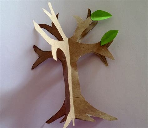 How to make an Easy Paper Craft Tree - Imagine Forest