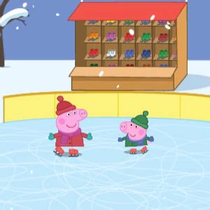 Peppa Pig: Ice Skating - Play on Toongo