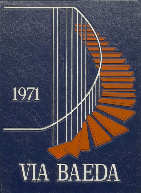 1971 yearbook from St. Bede Academy from Peru, Illinois for sale