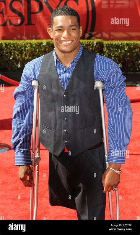 Anthony Robles on the red carpet of ESPN's 2011 ESPY awards at the ...