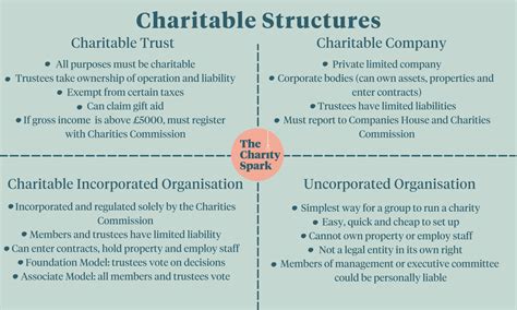 Types of Charitable Structure: Are They Important? - The Charity Spark