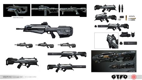 Alix Maurin - GTFO - Weapon Concept Art