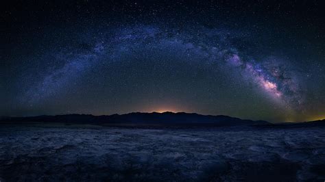 Badwater Under The Night Sky Photograph by Michael Zheng - Fine Art America