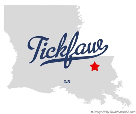 Map of Tickfaw, LA, Louisiana