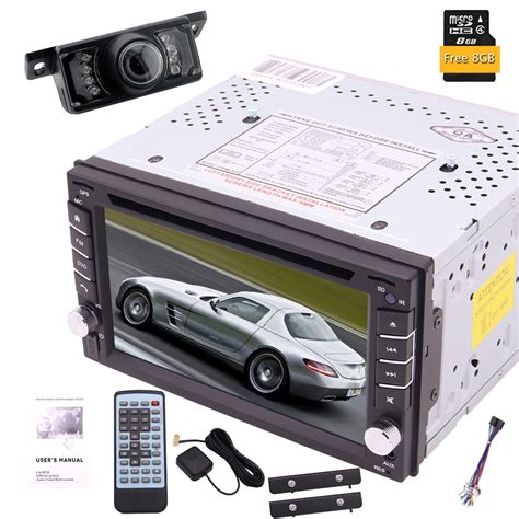 6.2 inch Double Din Touch Screen Car Stereo 2 DIN In Dash DVD CD Player AM FM Radio Video Audio ...