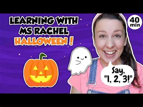 Learning with Ms Rachel Halloween | Videos for Toddlers | Kids Songs ...