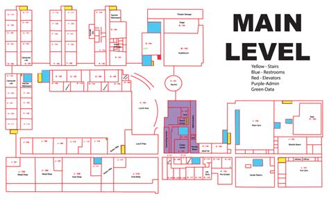 High School Classroom Map