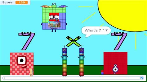 Numberblocks Math Game Multiplication test | Learn to count in 2022 ...