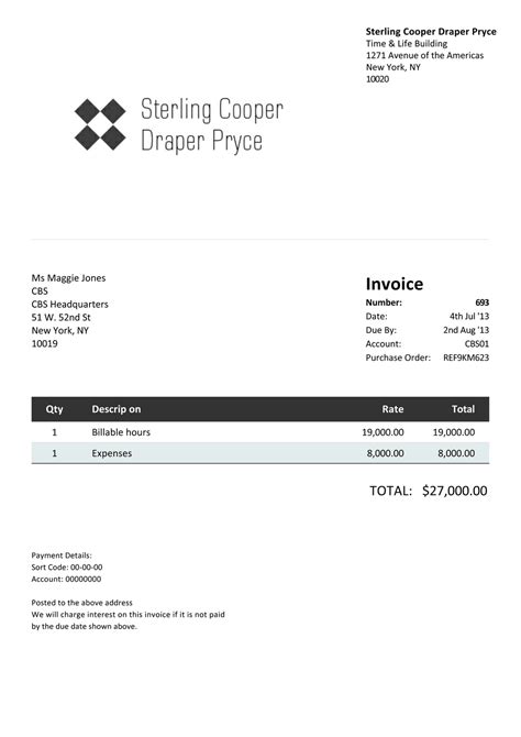 Invoice In Accounting * Invoice Template Ideas