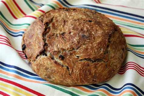 Easy No Knead Fruit and Nut Bread Recipe | Jenny Can Cook