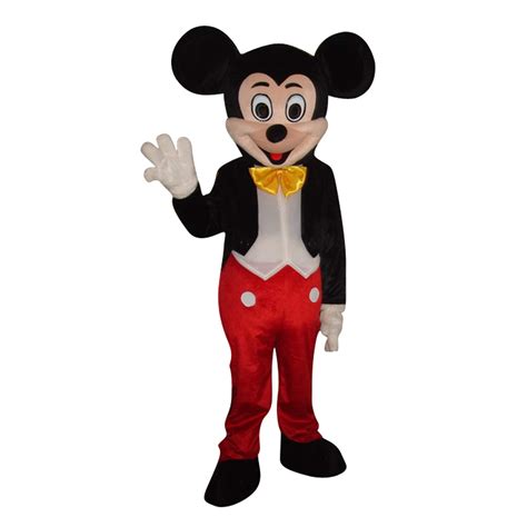 Buy Mickey Mouse and Minnie Mouse Adult Mascot Costume Fancy Dress ...