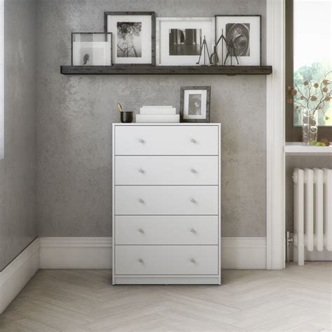 Studio 5 Drawer Dresser, White - Walmart.com