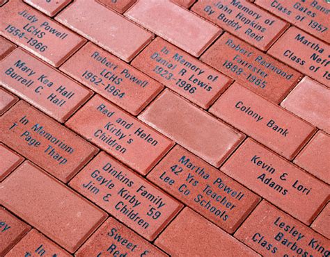 Engraved Brick Materials | Gift Bricks®