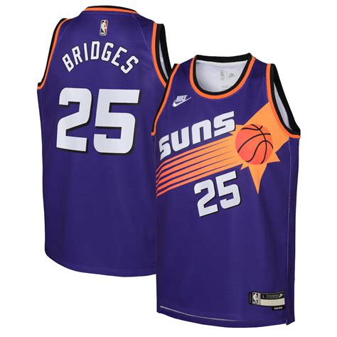 Phoenix Suns Nike Classic Edition Swingman Jersey - Purple - Mikal Bridges - Youth | Rebel Sport