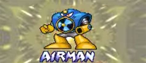 Air Man from the MegaMan series – Game Art | Game-Art-HQ