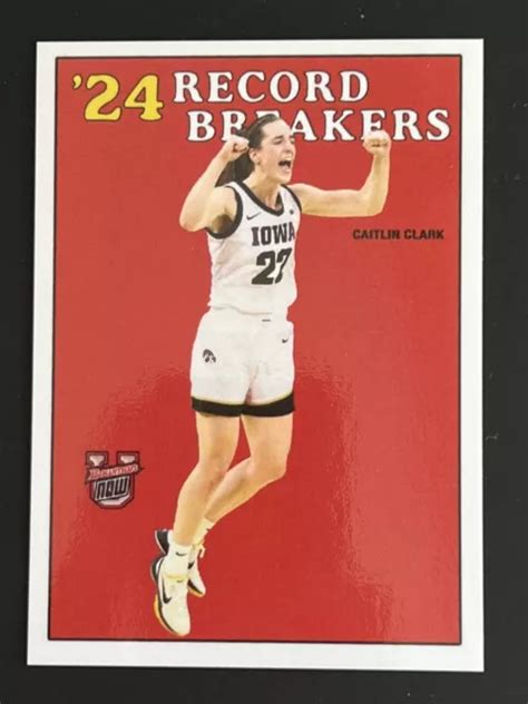 2024 BOWMAN U Now #61-SP CAITLIN CLARK '24 Record Breakers SP Iowa ...