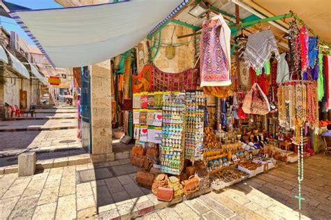 Old market in Jerusalem. editorial photo. Image of palestine - 33499591