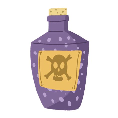 Halloween Poison Bottles 13755871 PNG