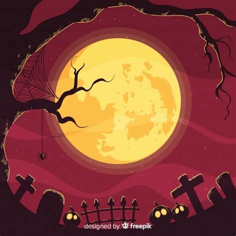 Premium Vector | Spooky halloween background | Halloween backgrounds, Halloween backrounds ...