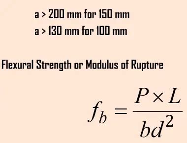 How to Calculate flexural strength of concrete? | Flexural strength formula - Civil Concept