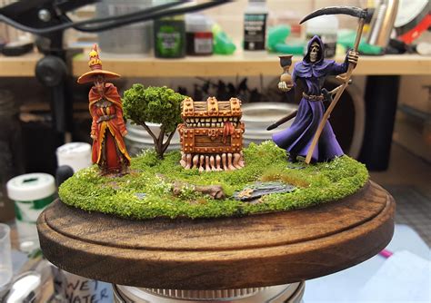 Rincewind, Luggage, and Death : r/minipainting