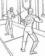 Fencing Coloring Pages Printable For Free Download sketch template