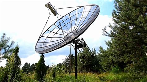 PARABOLIC DISH for 23cm ready to EME - YouTube