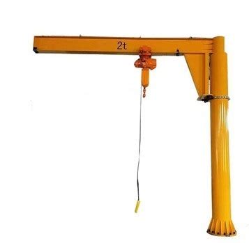 5ton Portable Jib Crane Floor Mounted Electric Hoist Jib Crane - China ...